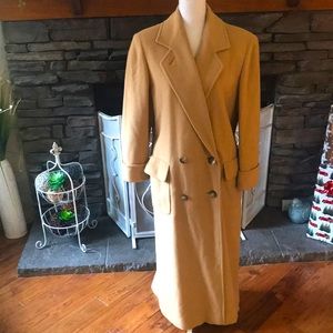 Vintage Saks Fifth Avenue Regency Pure Camel Hair Maxi Coat